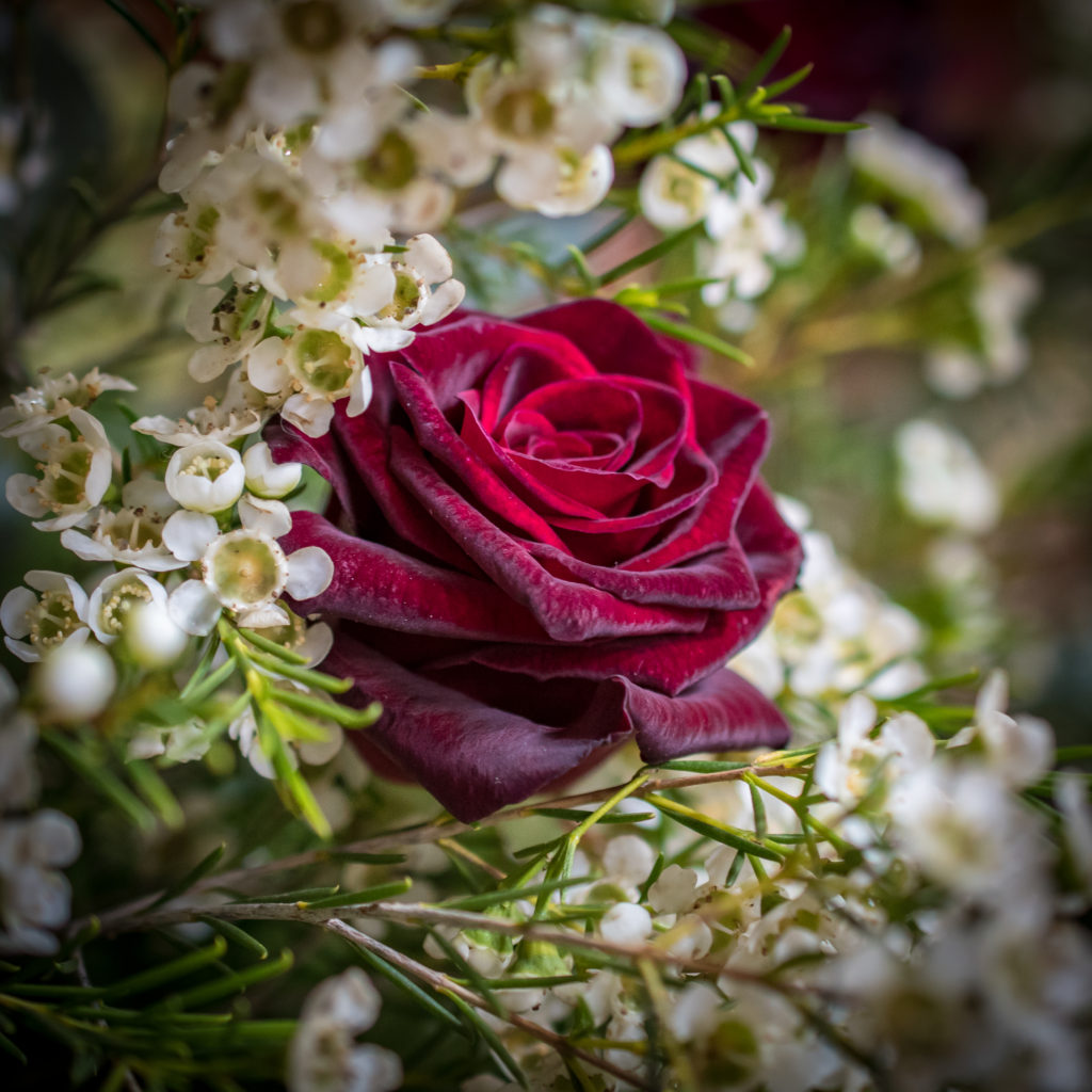Red Rose wedding flowers